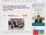 Promo SeMayNgat Honda Astra Motor Kalbar Segera Berakhir, Nikmati Diskon dan Angsuran Ringan
