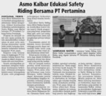 Asmo Kalbar Edukasi Safety Riding Bersama PT Pertamina