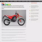 Warna dan Striping Baru, New CRF 150L jadi Pusat Perhatian di Gaikindo Indonesia International Auto Show