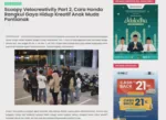 Scoopy Velocreativity Part 2, Cara Honda Rangkul Gaya Hidup Kreatif Anak Muda Pontianak