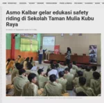 Asmo Kalbar gelar edukasi safety riding di Sekolah Taman Mulia Kubu Raya