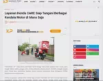 Layanan Honda CARE Siap Tangani Berbagai Kendala Motor di Mana Saja