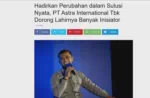 Hadirkan Perubahan dalam Sulusi Nyata, PT Astra International Tbk  Dorong Lahirnya Banyak Inisiator