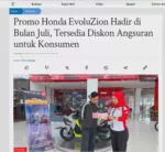 Promo Honda EvoluZion Hadir di Bulan Juli, Tersedia Diskon Angsuran untuk Konsumen