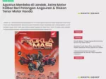 Agustus Merdeka di Landak, Astra Motor Kalbar Beri Potongan Angsuran &amp; Diskon Tenor Motor Honda