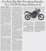 Era Baru Big Bike Petualang Dimulai, New NX500 Perdana Meluncur di