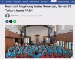 Harmoni Angklung Antar Generasi, Nenek 83 Tahun Juara PASH