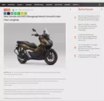 New Honda ADV160 Dilengkapi Mesin Powerful dan Fitur Lengkap