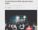 Honda Premium Matic Day dari Asmo Kalbar