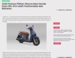 AHM Perluas Pilihan Warna New Honda Stylo 160, Kini Lebih Fashionable dan Berkelas