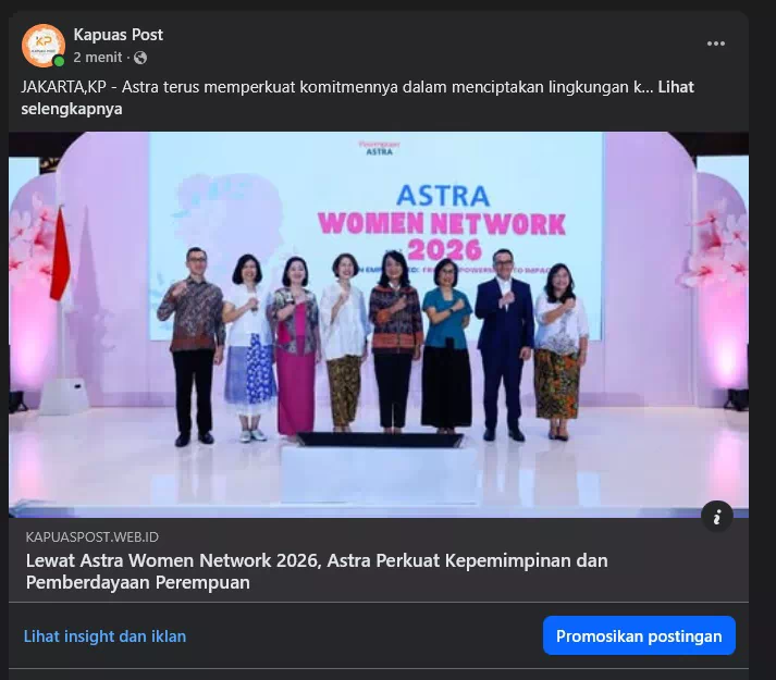 Astra terus memperkuat komitmennya dalam menciptakan lingkungan