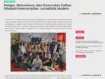Pelajar, Mahasiswa, dan Komunitas Kalbar Dibekali Keterampilan Jurnalistik Modern