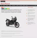 AHM Hadirkan Tampilan Baru CRF1000L Africa Twin dengan Penyematan Pilihan Warna dan Striping Terbaru yang Semakin Pertegas Motor Penjelajah