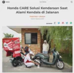 Honda CARE Solusi Kendaraan Saat Alami Kendala di Jalanan