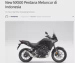 New NX500 Perdana Meluncur di Indonesia