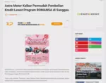 Astra Motor Kalbar Permudah Pembelian Kredit Lewat Program ROMANSA di Sanggau