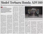 Model Terbaru Honda ADV160, AHM Berikan Sentuhan Fitur dan Desain Perkuat Segmen Skutik Premium