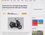 Honda Vario Evo 160 Hadir dengan Mesin Lebih Responsif dan USB Type-C Charger