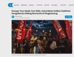 Scoopy Your Mode Your Ride, Astra Motor Kalbar Hadirkan Pengalaman Riding Romantis di Singkawang