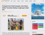 Peringati Hari Peduli Sampah, Astra Motor Kalbar Tanamkan Budaya Lingkungan Sejak Dini