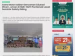 Astra Motor Kalbar Gencarkan Edukasi #Cari_aman di SMK-SMTI Pontianak Lewat Seminar Safety Riding