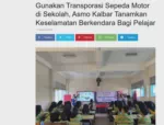 Gunakan Transporasi Sepeda Motor di Sekolah, Asmo Kalbar Tanamkan Keselamatan Berkendara Bagi Pelajar