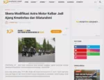 Skena Modifikasi Astra Motor Kalbar Jadi Ajang Kreativitas dan Silaturahmi