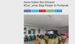 Asmo Kalbar Beri Edukasi #Cari_aman Bagi Pelajar di Pontianak