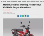 Makin Keren Buat Trekking, Honda CT125 Kini Hadir dengan Warna Baru