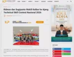 Ridwan dan Sugiyanto Wakili Kalbar ke Ajang Technical Skill Contest Nasional 2026