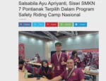 Salsabila Ayu Apriyanti, Siswi SMKN 7 Pontianak Terpilih Dalam Program Safety Riding Camp Nasional