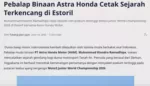 Pebalap Binaan Astra Honda Cetak Sejarah Terkencang di Estoril