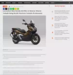 Luncurkan New Honda ADV160, Ini Warna-Warna Terbaik Sang Skutik Premium Terbaik di Indonesia