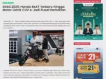 GIIAS 2025: Honda BeAT Terbaru hingga Motor Listrik CUV e: Jadi Pusat Perhatian