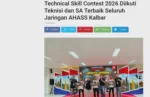 Technical Skill Contest 2026 Diikuti Teknisi dan SA Terbaik Seluruh Jaringan AHASS Kalbar