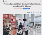 Promo Spesial Mei, Cicilan Motor Honda Mulai Rp900 Ribuan