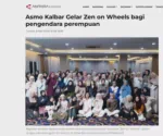 Asmo Kalbar Gelar Zen on Wheels bagi pengendara perempuan