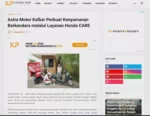 Astra Motor Kalbar Perkuat Kenyamanan Berkendara melalui Layanan Honda CARE