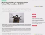 Skutik SUV Honda Kini Bersuara Digital: Telusuri Fitur RoadSync di ADV160