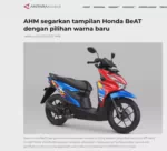 AHM segarkan tampilan Honda BeAT dengan pilihan warna baru