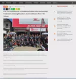 CRF Fun Adventure, Astra Motor Kalbar dan Komunitas Trabasan Sintang Rayakan Kemerdekaan RI ke-80 Tahun