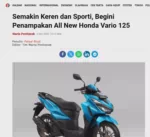 Semakin Keren dan Sporti, Begini Penampakan All New Honda Vario 125