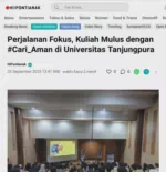 Perjalanan Fokus, Kuliah Mulus dengan #Cari_Aman di Universitas Tanjungpura