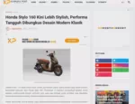 Honda Stylo 160 Kini Lebih Stylish, Performa Tangguh Dibungkus Desain Modern Klasik