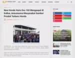 New Honda Vario Evo 160 Mengaspal di Kalbar, Antusiasme Masyarakat Sambut Produk Terbaru Honda