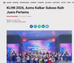 KLHN 2026, Asmo Kalbar Sukses Raih Juara Pertama
