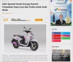 Edisi Spesial Honda Scoopy Kuromi: Perpaduan Gaya Lucu dan Funky untuk Anak Muda
