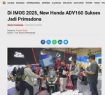 Di IMOS 2025, New Honda ADV160 Sukses Jadi Primadona