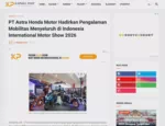 PT Astra Honda Motor Hadirkan Pengalaman Mobilitas Menyeluruh di Indonesia International Motor Show 2026