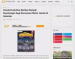 Honda EvoluZion Berikan Banyak Keuntungan bagi Konsumen Motor Honda di Sekadau